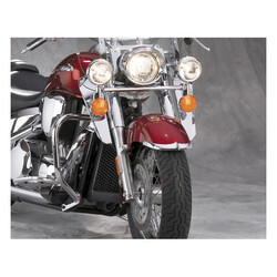 Guss-Kotflügelspitzen-Set für Honda VTX1800R/S Retro ('02-'07) | Chrom