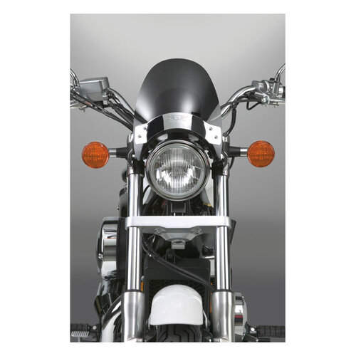 National Cycle  Flyscreen LS für BMW/Honda/Kawasaki/Moto Guzzi/Triumph/Yamaha/Suzuki | Dunkle Tönung, Chrom
