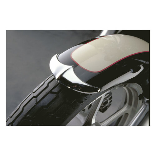 National Cycle  Ensemble D'embouts de Garde-Boue Avant en Fonte pour Honda VT750C Shadow Aero ('04-'22) | Chrome