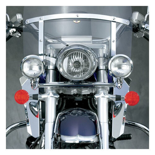 National Cycle  Barre lumineuse Spot pour Honda VTX1800C/VTX1800R/S/Retro/VTX1800F/N | Chrome