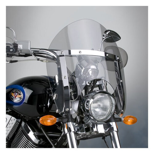 National Cycle  Switchblade Quick Release Windshield Shorty for Honda GL1500C Valkyrie ('97-'03) | Clear