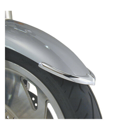 National Cycle  Jeu D'embouts de Garde-Boue Avant en Fonte pour Honda VTX1300C ('04-'09) | Chrome