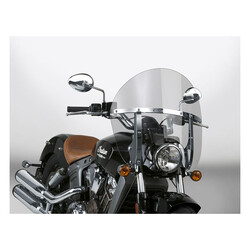 Switchblade Quick Release Windshield Chopped for Honda/Indian/Kawasaki/Yamaha | Tint