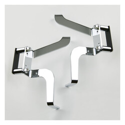 Kit de Montage Robuste pour Support d'Arbre Triple pour Suzuki/Kawasaki | Chrome