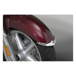 Cast Front Fender Tip Set for Honda VT1300CR/CT | Chrome