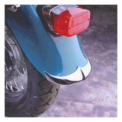 Cast Rear Fender Tip for Kawasaki VN800B Vulcan Classic | Chrome