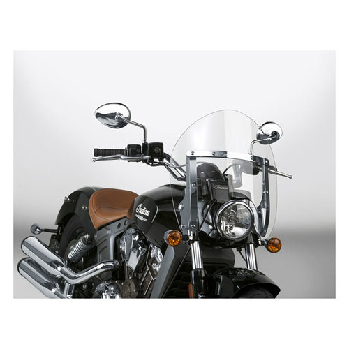 National Cycle  Switchblade Quick Release Windshield Shorty for Honda/Kawasaki/Yamaha | Clear