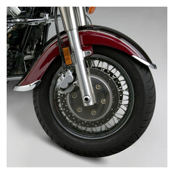 Cast Front Fender Tip Set for Yamaha | Chrome
