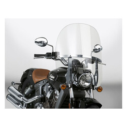 Switchblade Quick Release Windshield 2-Up for Honda/Indian/Kawasaki/Yamaha | Clear