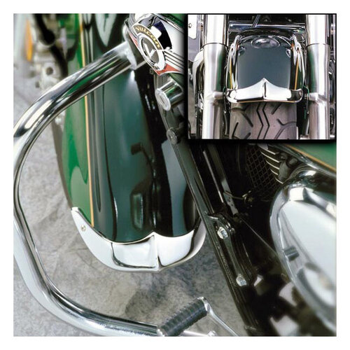 National Cycle  Cast Front Fender Tip Set for Kawasaki VN1600 Vulcan Classic | Chrome