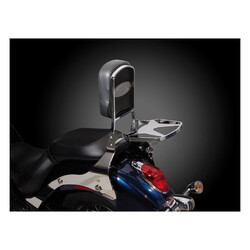 Paladin Back Rest for Honda/Kawasaki/Suzuki/Yamaha | Chrome