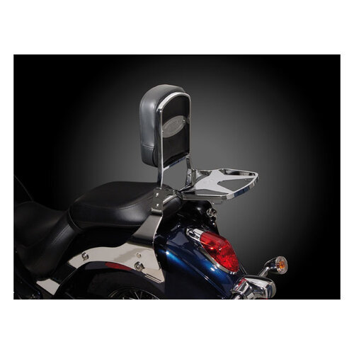 National Cycle  Paladin Back Rest for Honda/Kawasaki/Suzuki/Yamaha | Chrome