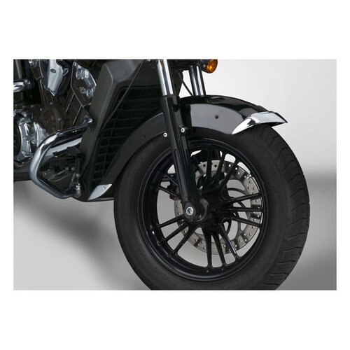 National Cycle  Jeu D'embouts de Garde-Boue Avant en Fonte pour Indian Scout 60 ('16-'22)/Scout ('15-'22) | Chrome