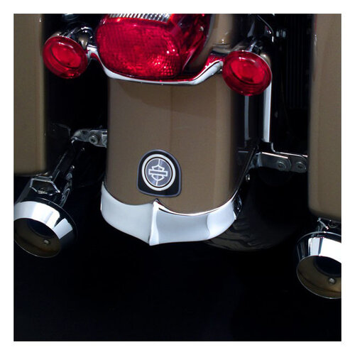 National Cycle  Embout de Garde-Boue Arrière en Fonte pour Harley-Davidson FLHRS Road King Custom/FLTR Road Glide (NU) | Chrome