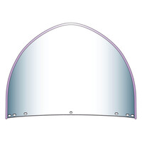 Peaked Top Window Beaded 1949 Style | Clear