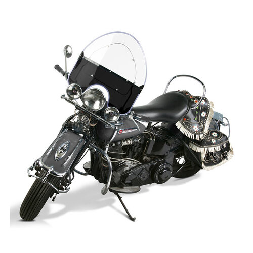 National Cycle  Vintage' Reproduktion Perlen-Windschutzscheibe für Harley-Davidson | Wähle Eine Farbe
