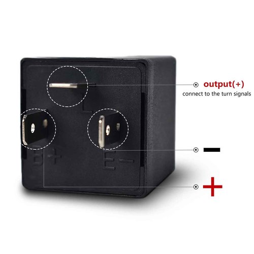 MCU Flashing light relay adjustable