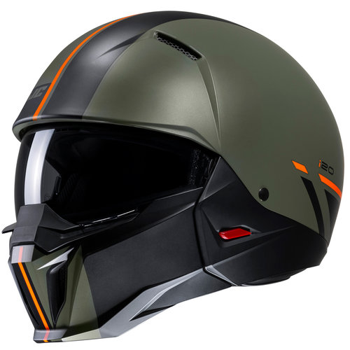 HJC Helmet i20 Batol | Green and Orange