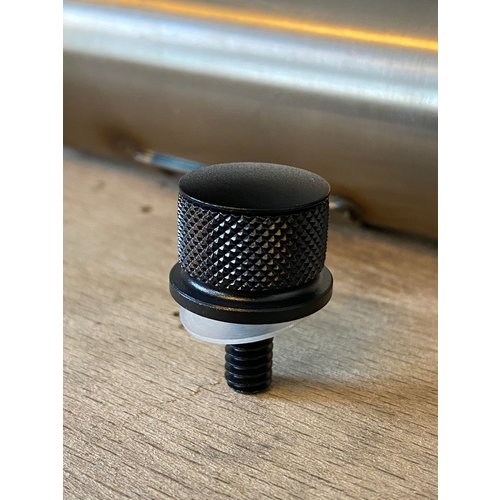 Max Inc Choppershop Seat Knob Black / Brass