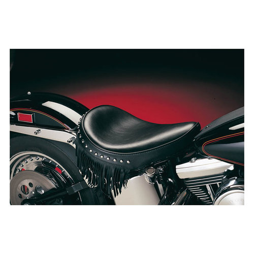 Le Pera Sanora solo seat - Smooth with fringes 00-07 Softail (excl. FXSTD Deuce)