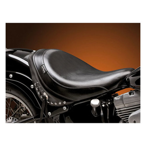 Le Pera Sanora solo seat - Smooth with skirt 00-07 Softail FXSTD Deuce