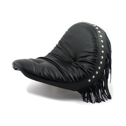 Monterey solo seat - Regal Plush with fringes 00-07 Softail (excl. FXSTD Deuce)