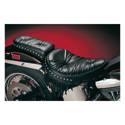 Sanora solo seat - Regal Plush with fringes 08-17 Softail