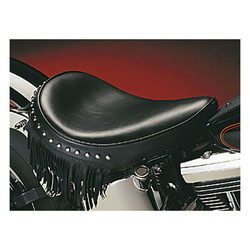 Sanora solo seat - Smooth with fringes 08-17 Softail (excl. FXS, FLS/S)