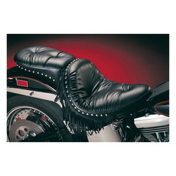 Monterey solo seat - Regal Plush with fringes 84-99 Softail