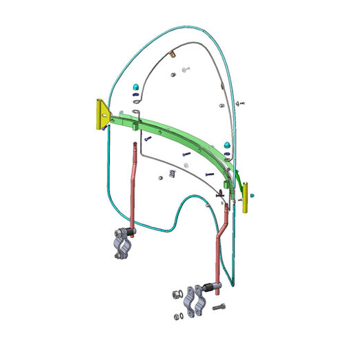 National Cycle  Vintage' Reproduktion Perlen-Windschutzscheibe für Harley-Davidson | Wähle Eine Farbe