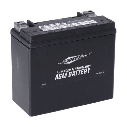 SVR Batterie, 12V, 18Amp, 310Cca pour Harley Davidson