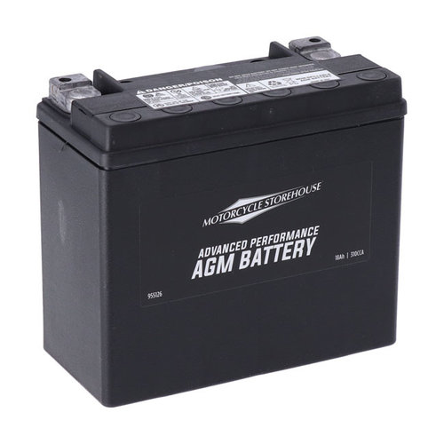 SVR Batterij, 12V, 18Amp, 310Cca voor Harley Davidson