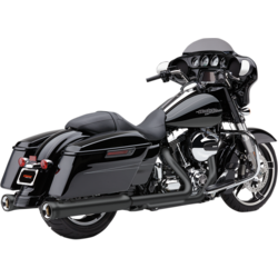 Cobra USA 4,5" (2St.) Neighbour Hater Dresser Slip-On-Schalldämpfer, schwarz – 95-16 FLT/Touring