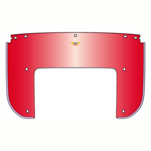 National Cycle  Beaded 5-Bolt Lower Window | Choose Color
