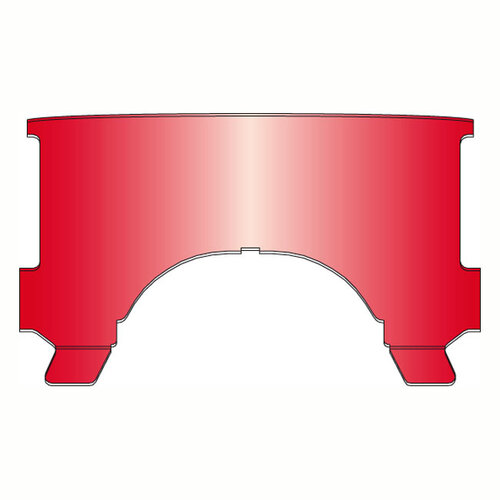 National Cycle  Replacement Adjustable Lower Window (Style B) for FL ('60-'84) | Choose Color