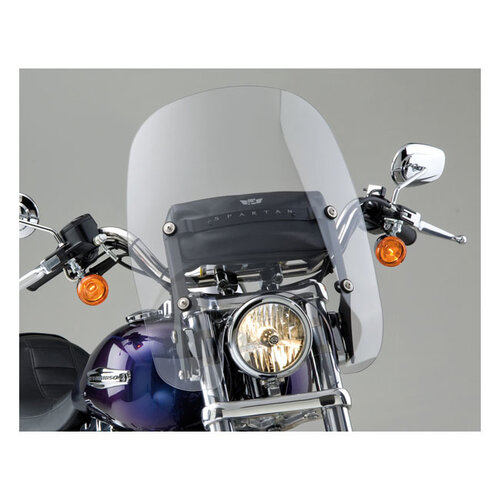 National Cycle  Spartan Quick Release Windshield for FLSTC/FLSTF Models Clear | (Choose Size)