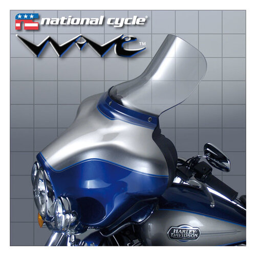 National Cycle  Wave Windshield for FLHT/FLHX(NU) ('96-'13) | (Choose Color)