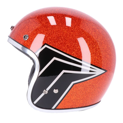 13 ½  13 1/2 Skull Bucket Helm | Ruby Metal Flake