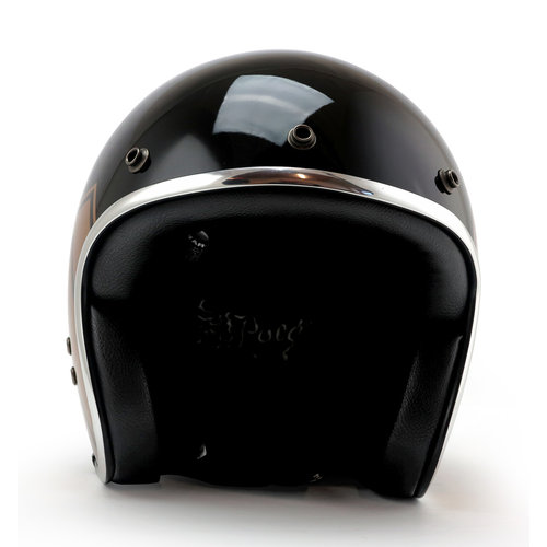 13 ½  13 1/2 Skull Bucket Helm | Glanzend Zwart