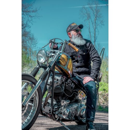 13 ½  Chemise Longue Course Noire | (Choisir la Taille)