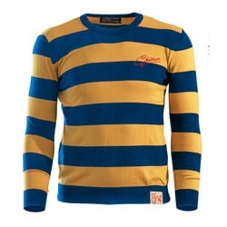 13 1/2 OUTLAW SWEATER YELLOW/BLUE