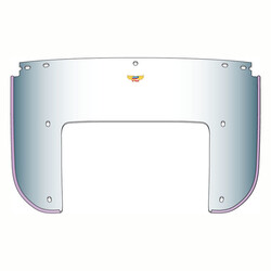Beaded 5-Bolt Lower Window | (Choose Color)