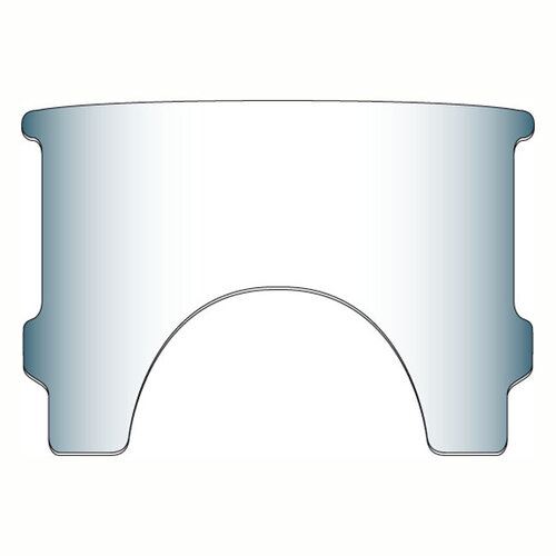 National Cycle  Replacement Adjustable Lower Window (Style A) for Softail/FXWG/FXDWG | (Choose Color)