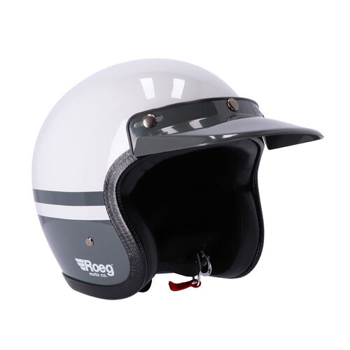 Roeg Fog Line JETTson Helm | Nebel Weiß/Grau