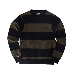 Shawn Streifen Sweatshirt | Armee/Schwarz