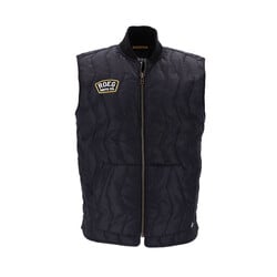 Brad Nylon Stepped Vest | Black