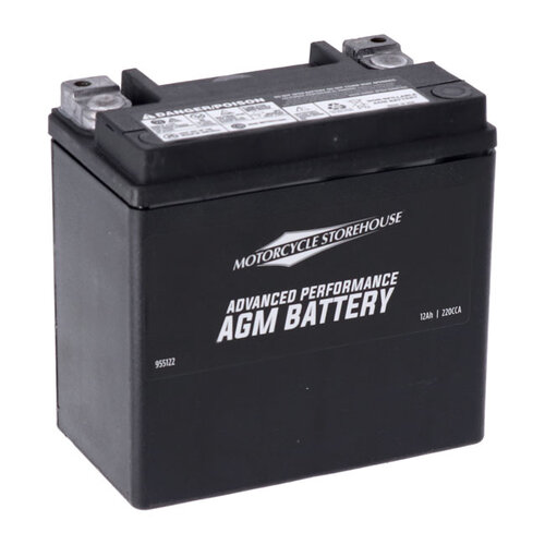 Batterij. 12V, 12Ah 200Cca