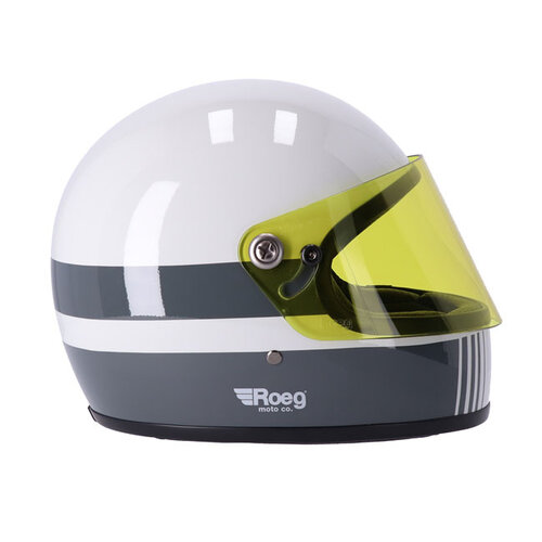Roeg Fog Line Chase Helm | Nebel Weiß/Grau