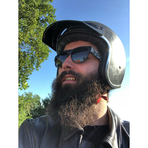 Motorfietsen Zonnebril | Zwart Glas