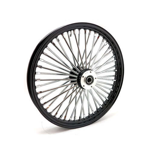 MCS Radial 48 Fat Spoke Voorwiel Velg 2.15 x 21 SF Zwart TUV